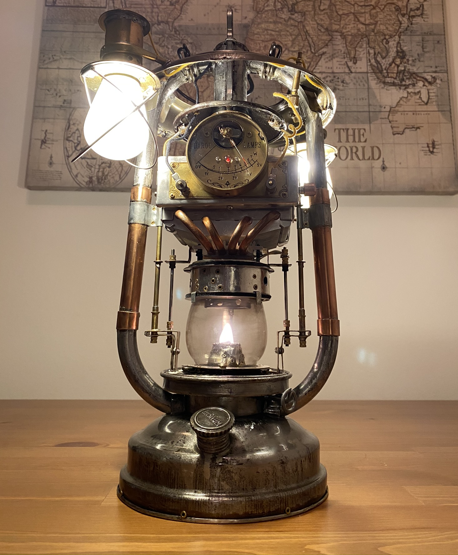 BAROU Electroforus thermoelectric lamp